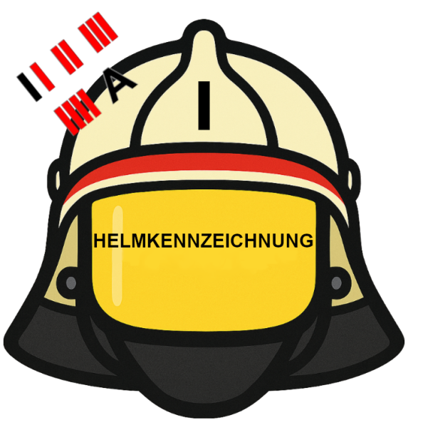 Helmkennzeichnung für Funktionsträger*innen der Freiwilligen Feuerwehr